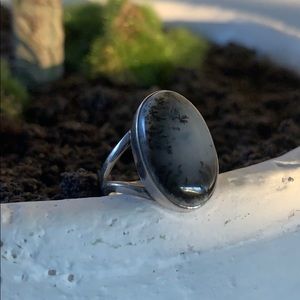 Sterling Silver Dendrite Ring